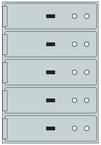 Socal SN-5 Bridgeman SN Series Safe Deposit Box