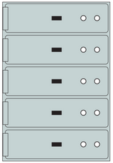 Socal SN-5 Bridgeman SN Series Safe Deposit Box