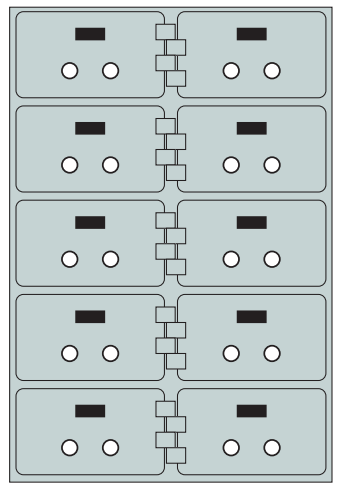 Socal SN-10 Bridgeman SN Series Safe Deposit Box