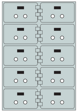 Socal SN-10 Bridgeman SN Series Safe Deposit Box