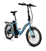 Ecotric Starfish 20" Portable and Folding Electric Bike UL Certified C-NSTA20LED