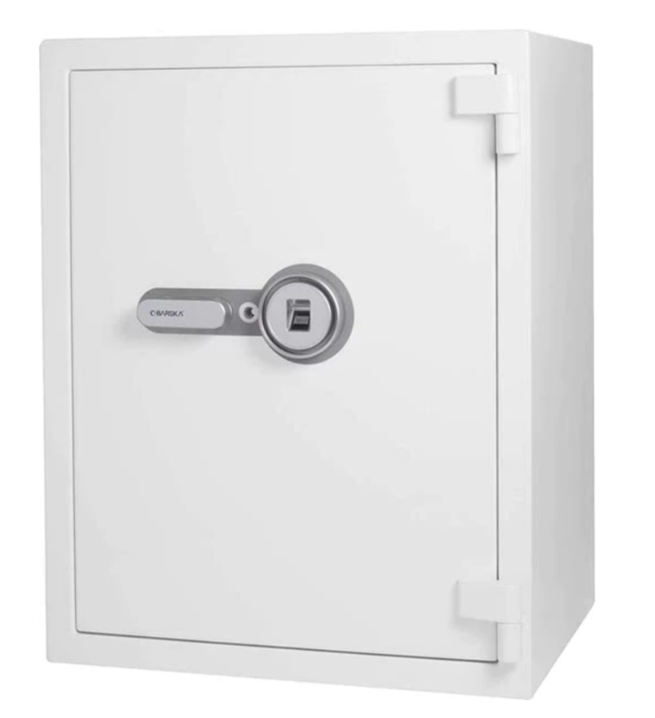 Barska AX13496 Biometric Fireproof Safe White