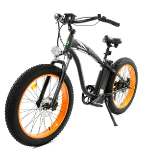 Ecotric Hammer Electric Fat Tire Beach Snow Bike UL Certified-Orange C-HAM26S900-O