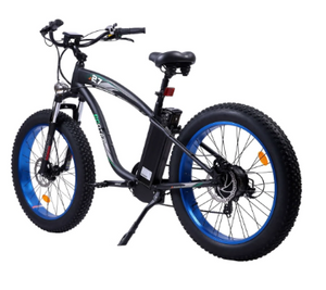 Ecotric Hammer Electric Fat Tire Beach Snow Bike UL Certified-Blue C-HAM26S900-BL