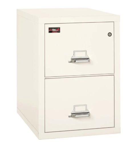 FireKing 2-1929-2 Two-Hour Two Drawer Letter Vertical File Cabinet