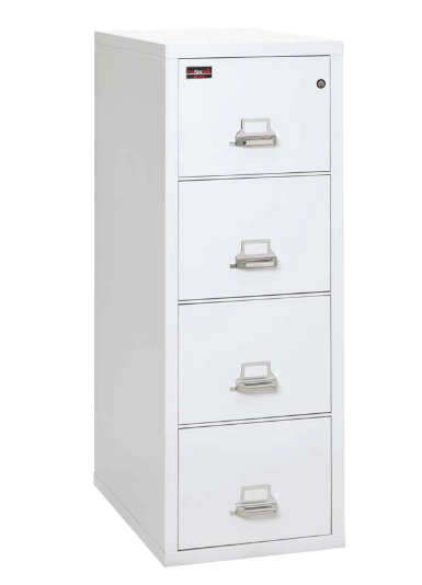 FireKing 4-1956-2 Two-Hour Four Drawer Letter Vertical File Cabinet