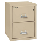 FireKing 2-1825-C Two Drawer Letter 25"D Vertical File Cabinet