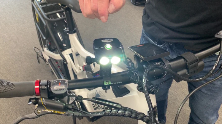 Bakcou 2200 Lumen GoPro Mount Electric Bike Headlight