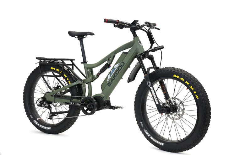 Bakcou Storm Full Suspension Fat Tire Electric Bike