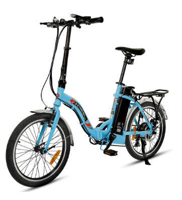 Ecotric Starfish 20" Portable and Folding Electric Bike UL Certified C-NSTA20LED