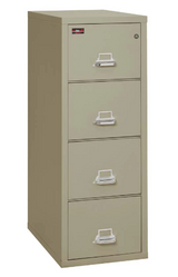 FireKing 4-2157-2 Two-Hour Four Drawer Legal Vertical File Cabinet