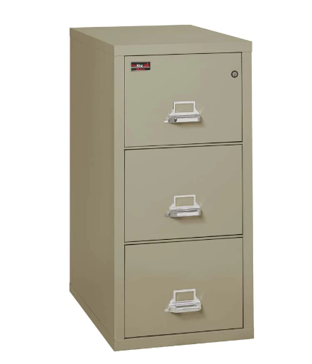 FireKing 3-2144-2 Two-Hour Three Drawer Legal Vertical File Cabinet ...