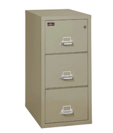 FireKing 3-2144-2 Two-Hour Three Drawer Legal Vertical File Cabinet