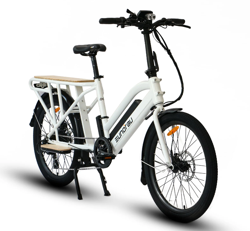 Eunorau MAX-CARGO 24" Long-Tail Electric Cargo Bike 48V 750W