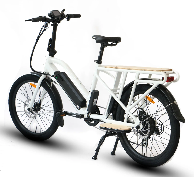 Eunorau MAX-CARGO 24" Long-Tail Electric Cargo Bike 48V 750W