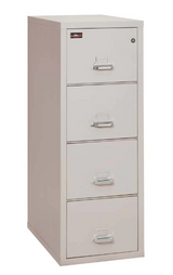 FireKing 4-1956-2 Two-Hour Four Drawer Letter Vertical File Cabinet