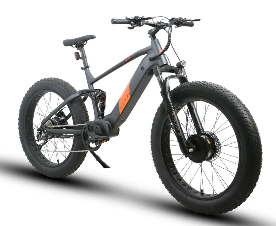 Eunorau DEFENDER-S Fat Tire Dual Suspension Electric Mountain Bike 1500W