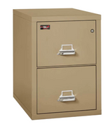 FireKing 2-1929-2 Two-Hour Two Drawer Letter Vertical File Cabinet