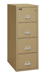 FireKing 4-1956-2 Two-Hour Four Drawer Letter Vertical File Cabinet