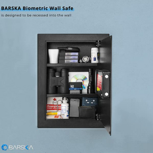Barska AX12038 Biometric Wall Safe