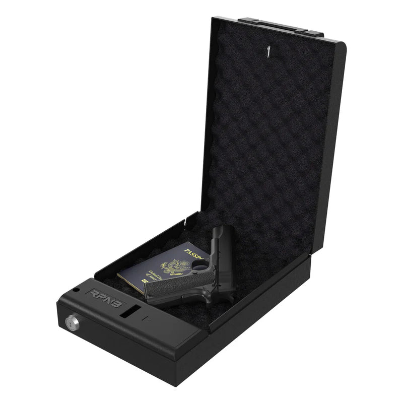 RPNB Portable Pistol Safe with Fingerprint Lock RP19005