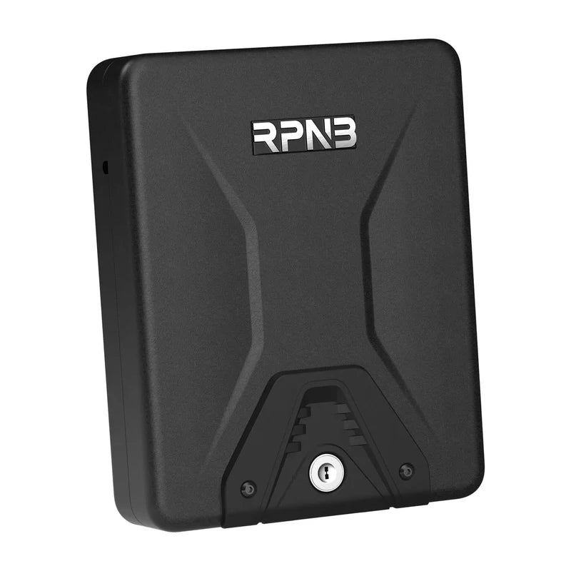 RPNB Steel Security Handgun Safe Black Firearm Lock Box RP2001