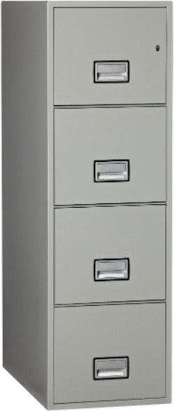 Phoenix Safe LTR4W31 Vertical 31 Inch 4-Drawer Letter Fire and Water R ...