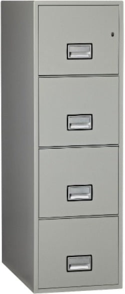 Phoenix Safe LTR4W31 Vertical 31 Inch 4-Drawer Letter Fire and Water Resistant File Cabinet