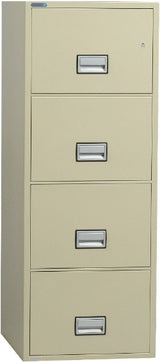 Phoenix Safe LGL4W31 Vertical 31 Inch 4-Drawer Legal Fire and Water Resistant File Cabinet