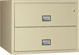 Phoenix Safe LAT2W44 Lateral 44 inch 2-Drawer Fire and Water Resistant File Cabinet