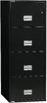 Phoenix Safe LGL4W25 Vertical 25 Inch 4-Drawer Legal Fire and Water Resistant File Cabinet