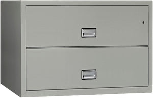Phoenix Safe LAT2W44 Lateral 44 inch 2-Drawer Fire and Water Resistant File Cabinet
