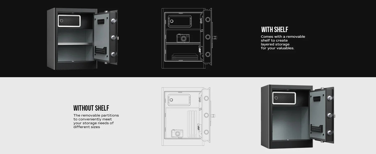 RPNB Smart Touchscreen Home Safe RPHS60