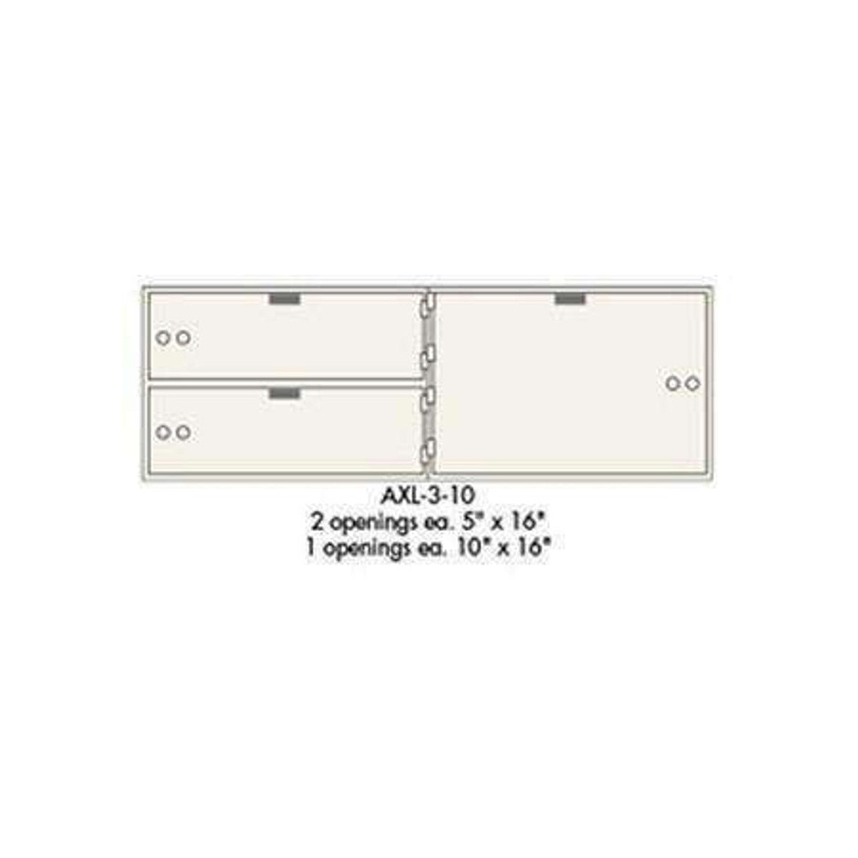 Socal AXL-3-10M Bridgeman Missouri Mule Teller Locker