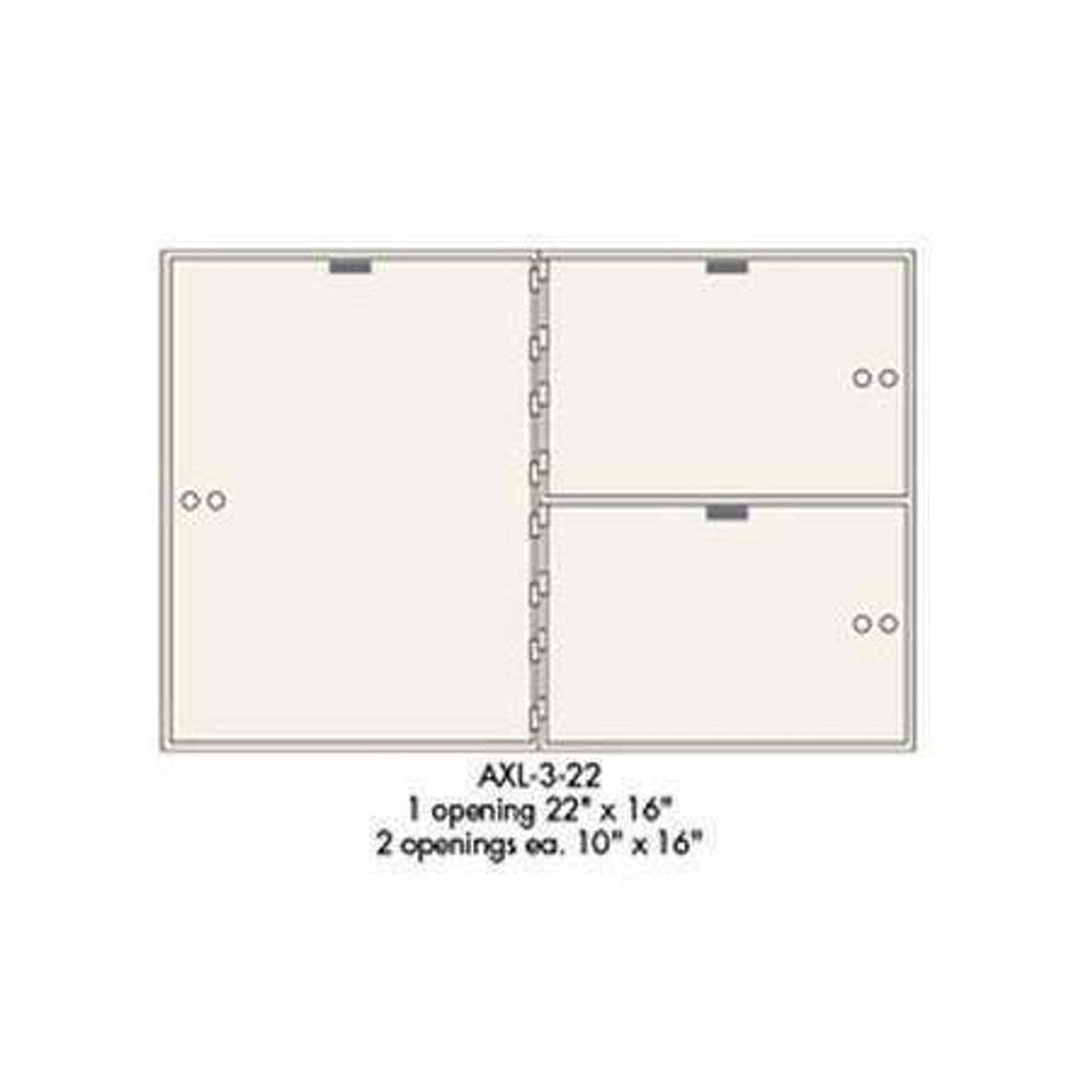 Socal AXL-3-22M Bridgeman Missouri Mule Teller Locker