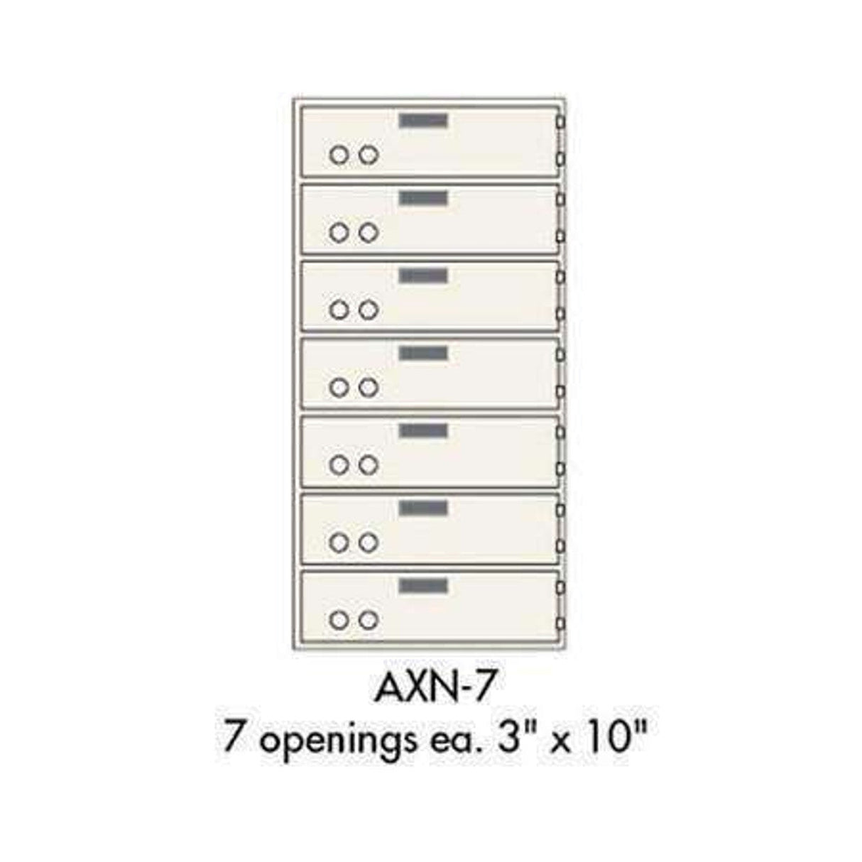 Socal AXN-7 Bridgeman AXN Series Safe Deposit Box