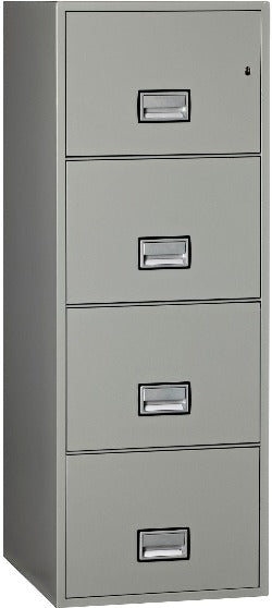 Phoenix Safe LGL4W25 Vertical 25 Inch 4-Drawer Legal Fire and Water Resistant File Cabinet
