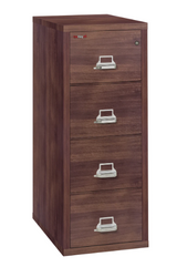 FireKing 4-1825-C Four Drawer Letter 25"D Vertical File Cabinet Designer Series