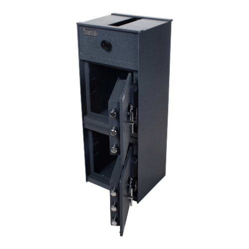 Gardall GFL1337KK Front Loading Heavy Duty Double Door Depository Safe