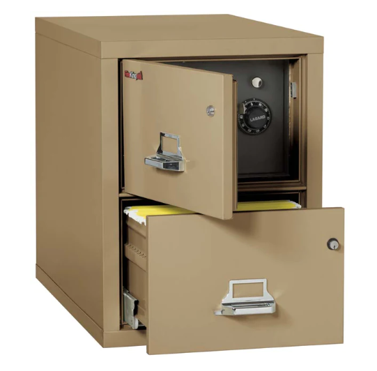 FireKing 2-2131-CSF 2 Drawer Legal Safe In A File Cabinet