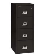 FireKing 4-1825-C Four Drawer Letter 25"D Vertical File Cabinet