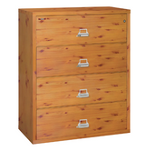 FireKing 4-4422-C 4 Drawer 44" W Designer Lateral File Cabinet