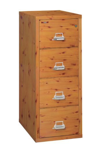 FireKing 4-1831-C Classic 4 Drawer Letter Vertical File Cabinet Designer Series