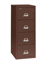 FireKing 4-1825-C Four Drawer Letter 25"D Vertical File Cabinet