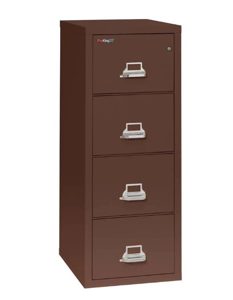 FireKing 4-2125-C Four Drawer Legal 25"D Vertical File Cabinet