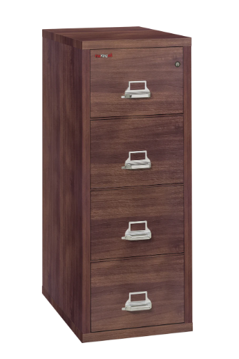 FireKing 4-1831-C Classic 4 Drawer Letter Vertical File Cabinet Designer Series