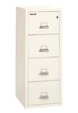 FireKing 4-2125-C Four Drawer Legal 25"D Vertical File Cabinet