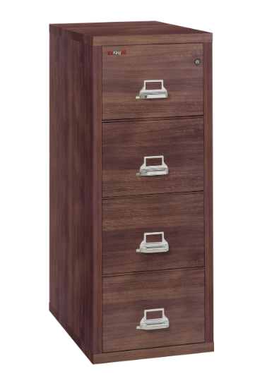 FireKing 4-2125-C Four Drawer Legal 25"D Vertical File Cabinet Designer Series