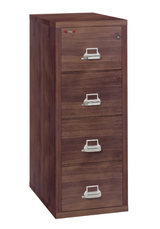 FireKing 4-2125-C Four Drawer Legal 25"D Vertical File Cabinet Designer Series