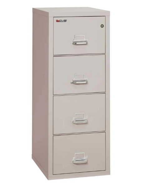 FireKing 4-2125-C Four Drawer Legal 25"D Vertical File Cabinet